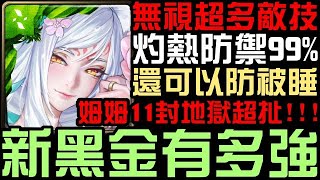 新黑金【妲己】有多強？無視超多敵技！灼熱防禦99%！還可以防止睡眠！11封地獄【姆姆】也超扯！分支進化有多扯？GNN懶人包！木屬專屬武裝 情牽水瓢！妲己/姆姆/溫斯敦/飛雷戰銃龍璃/梅根（神魔之塔）