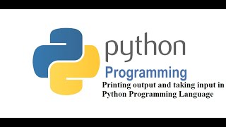 Lecture 06 print and input function in Python Programming Language