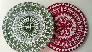 Beautiful Warli Painting step by step 💞