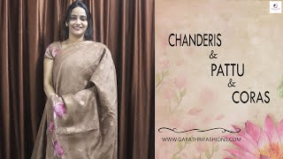 Chanderis | Pattu And Coras #coras #chanderisilk