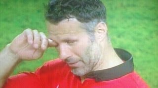 Giggs' on-pitch speech | Прощальная речь Райана Гиггза