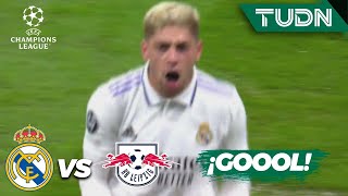 ¡PAJARITO! Gol de Valverde | Real Madrid 1-0 RB Leipzig | UEFA Champions League 22/23-J2 | TUDN