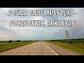 Poplar Bluff, Missouri to Pocahontas, Arkansas! Drive with me!