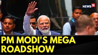 PM Modi In Gujarat Today | PM Modi Holds A Mega Roadshow In Chhota Udepur | English News | News18