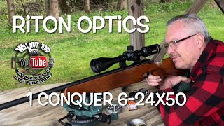 Riton Optics x1 Conquer 6-24x50 SFP scope reviewed on my 1974 Remington M540X 22 rifle