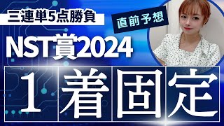 【NST賞2024】頭固定で狙える三連単5点と馬単4点で的中を狙ってみた【競馬予想】