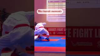 Beautiful moment in karate kumite🥋 #karate #karatechampions #karatecompetition #komite #sport #wkf