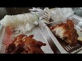 唐揚げを食べるだけの動画。 唐揚げ 唐揚げ弁当 毎日亭