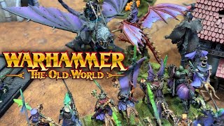 Warhammer the Old World Battle Report Dark Elves Vs Vampires 2000 points FLANK ATTACK