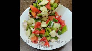 Domates ve Biber Salatası | Domates Salatası | Domates ve Biber Salatası | Biber Salatası