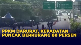 PPKM Darurat, Arus Kendaraan Menuju Kawasan Wisata Puncak Berkurang 80 Persen