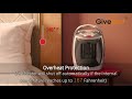 Portable Electric Space Heater |Ceramic Heater with Thermostat 2022