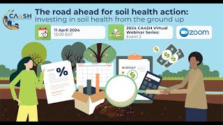 CA4SH Finance Webinar: Investing in soil health from the ground up