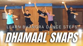 Learn Bhangra Dance Online Tutorial For Beginners | Dhamaal Snaps Step By Step | Lesson 9