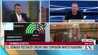 Escándalo Cripto: el senado rechazó crear una comisión investigadora