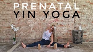 Prenatal Yin Yoga | Gentle + Slow | Second + Third Trimester