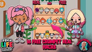 16 Free Crumpet Real Hacks ❤️ Toca Crumpets | Toca Boca Free Hacks | Toca Life World | TOCA MADISON