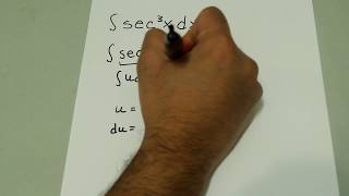 Integral of sec^3(x) (Integration by parts)