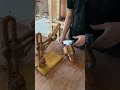 The art of woodworking. Creating a DIY table lamp.