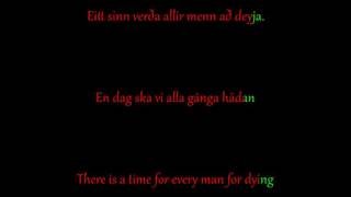 Vilhjálmur Vilhjálmsson - Söknuður with LYRICS in ENGlish and SWEdish