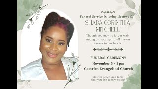 Funeral Service In loving Memory Of Shada Corinthia Mitchell | November 5, 2025 | 2:00 p.m.