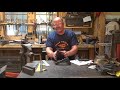 forging a swage block for the anvil blacksmithing tools