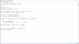 Python Tkinter - 16 - Scrollbars