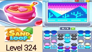 Sand loop level 324 solution and walkthrough for gameplay