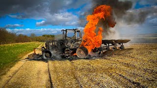 O krok od tragedii 👉 Ciągnik Massey Ferguson 7485 instalacja zagrażająca spaleniu [Korbanek]