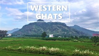 Western Ghats Mountains View | From Nagercoil to Trivandrum Train | 4K Vlog