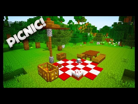 Minecraft - How To Make A Picnic Minecraft - How To Make A Picnic