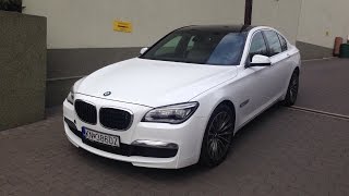 BMW 7 - CAR WRAPPING - Stellar White Film - Zmena farby vozidla - celopolep