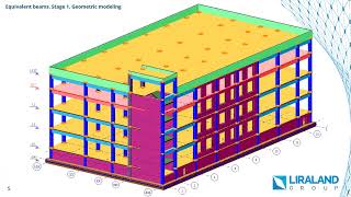 Equivalent beams and the modelling of T-beams in monolithic structures