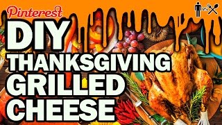 DIY ThanksGiving Grilled Cheese - Man Vs Din #6