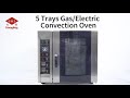 5 Trays Gas/Electric Convection Oven | Bakery  Equipment | RX-5Q/D