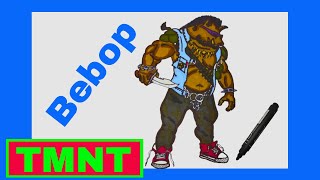 How to draw Bebop from Ninja Turtles