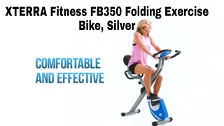 XTERRA Fitness FB350 Folding Exercise Bike, Silver | BEST OF THINGS