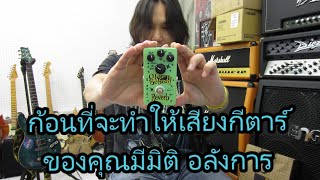 รีวิวเอฟเฟคเสียงรีเวิร์บ Caline - Old School Reverb Effect Pedal