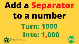 Effortlessly add thousands separators to numbers in AutoHotkey with this simple trick