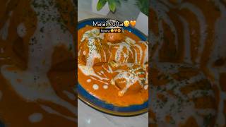 Bht time se mann tha mera ye bnane ka 😋🧡 #shortsvideo #shorts #youtubeshorts #viral #malaikofta