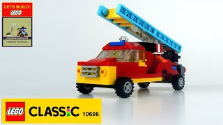 Building A Lego Fire Truck Using Classic レゴ 消防車の作り方