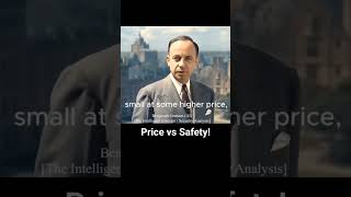 Price vs Safety. Benjamin Graham (AI 🤖) The Intelligent Investor. Warren Buffett. Value Investing.