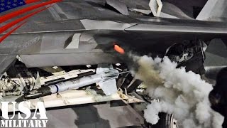 ステルス戦闘機 F-22ラプターのエンジンスタート - F-22 Raptor Stealth Fighter Jet Engine Start Up