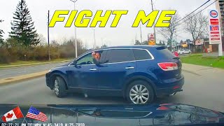 TAILGATER WANTING TO FIGHT BLOCKS DRIVER IN ROAD RAGE INCIDENT