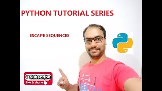 Python Tutorial !! Learn || Escape Sequences