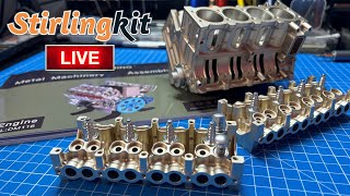 Build the Stirling Kit Teching V8 Engine - Part 1