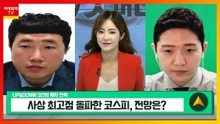 사상 최고점 돌파한 코스피, 전망은? / 휴젤, 한솔인티큐브... 오늘 장 관심종목_UP\u0026DOWN 5인의 투자 전략 (20210608)