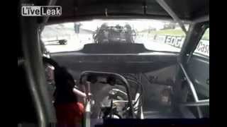 Scary Drag Car Clutch Explodes Inside View