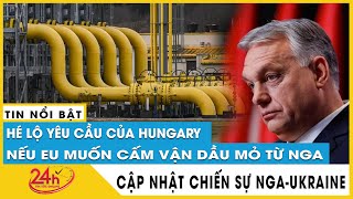 Bộ trưởng tư pháp Hungary nêu yêu cầu nếu EU muốn cấm vận dầu mỏ làm tê liệt nền kinh tế Nga | Tv24h