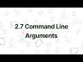 CMP 175 Java Unit 2.7 | Command Line Arguments Explained
